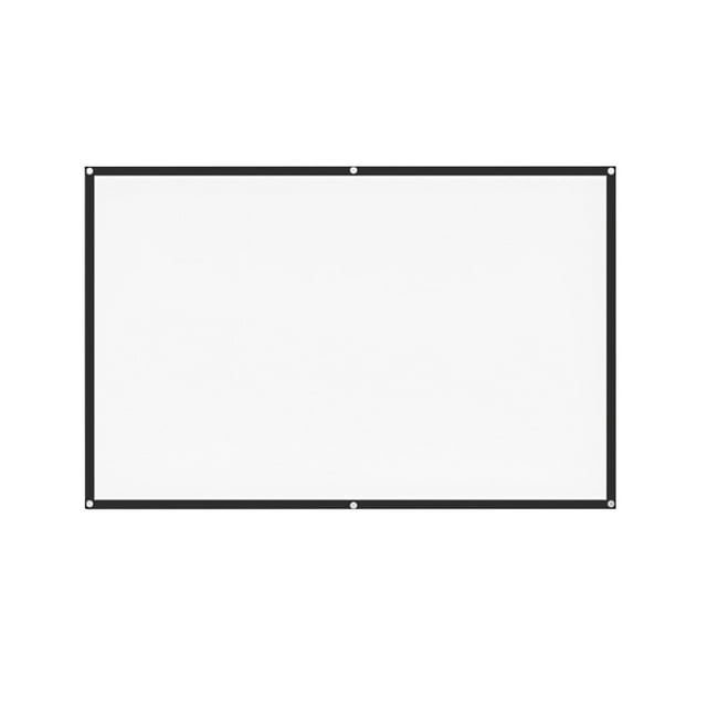 Ohufall Foldable Outdoor Movie Screen Double Sided 16:9 Portable Projection Screen For Home Party Camping Use