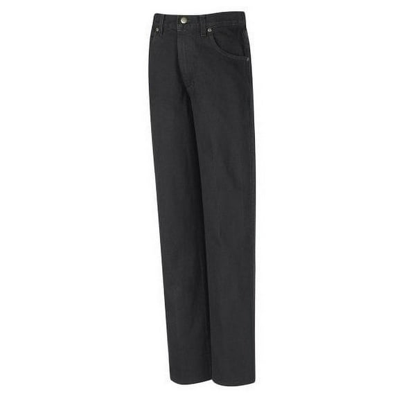 PD60 Men's Relaxed Fit Jean Prewashed Black 28W x Unhemmed
