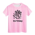 thumbnail image 1 of Chemises pour Filles Imprimé Manches Courtes Col Rond Vêtements d'Été pour Filles 6-7 Ans Mode Filles, 1 of 4