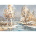 thumbnail image 2 of Nai, Danhui 14x12 White Modern Wood Framed Museum Art Print Titled - Flowing River, 2 of 4