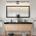 thumbnail image 5 of Black 39" Dimmable LED Bathroom Vanity Light Fixture, 5 of 8
