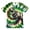 00-Green134, variant on Lullu Boys Tie Dyed Dinosaur T-Shirt Casual Short Sleeve Graphic Tee, Green, Sizes 5-14