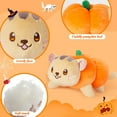thumbnail image 7 of Houwsbaby 12" Halloween Pumpkin Cat Plush Toy,Orange Pumpkin Cat Halloween Stuffed Animal Creative Decor for Kids' Rooms Gift for Toddlers/Children, 7 of 7