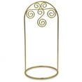 thumbnail image 3 of Gold Tone Metal Swirl Arch Ornament Stand Display 7.75 Inches, 3 of 3
