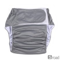 Washable Adult Cloth Diapers, Reusable Incontinence Underwear For Men & Women, Breathable Adjustable Absorbent Briefs, Large Size (Fits Waist Up To 47″), 1 Piece