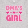 thumbnail image 4 of Inktastic Oma's Girl Heart Girls Baby T-Shirt, 4 of 5
