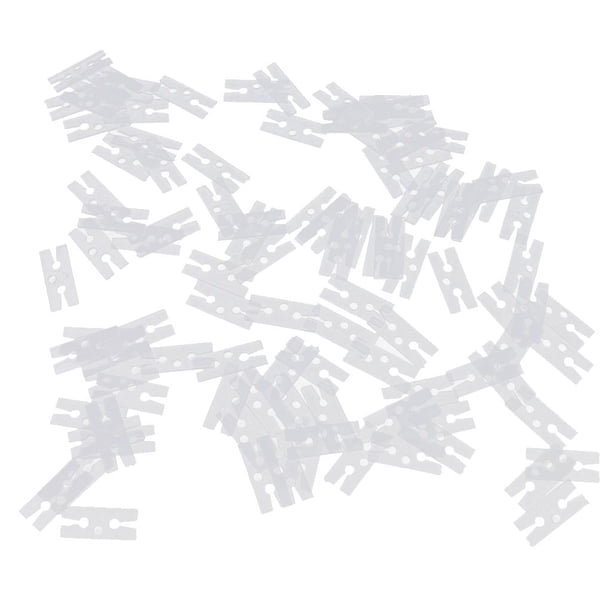 100 piezas de clips de plástico transparente para globos, lazos para sellar globos para bodas y fiestas