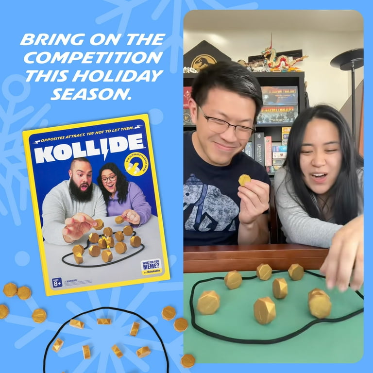 Kollide, The Magnetic Attraction Strategy Game for Ages 8+, by @Games4two & What Do You Meme? Family
