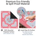 thumbnail image 4 of Pink Bird Blossom Oriental Mahjong Mat 31.5x31.5 Inch | Non-Slip And Noise Reduction Mah Jong Table Mat Cover with Carrying Bag For Mahjong Lovers, Poker, Board Games And Dominoes, 4 of 7