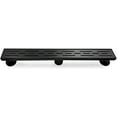 thumbnail image 4 of Neodrain 24 In Rectangular Linear Shower Drain with Brickwork Pattern Grate, Brushed 304 Stainless Steel Bathroom Floor Drain,Shower Floor Drain Includes Adjustable Leveling Feet, Hair Strainer,Black, 4 of 6