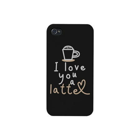 Love A Latte Phone Case Slim Fit Cute Coffee Lover Best Friend (Best Mtb Travel Case)