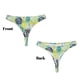 thumbnail image 3 of Balery Shell Clam Tangas de Algodón para Mujer con Estampado – Ropa Interior Sexy, Transpirable, G-string-4X-Large, 3 of 6