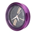 thumbnail image 4 of Decoración del coche Reloj electrónico Reloj Etiqueta interior del automóvil Reloj (púrpura), 4 of 12