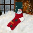 thumbnail image 2 of Christmas Socks for Women Festive Winter Warm Mid Calf Cute Crew Socks Funny Xmas Gift Holiday Cozy Soft Women's Socks Brick Red One Size, 2 of 4