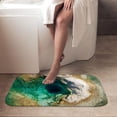 thumbnail image 4 of 1pc Deep Well in Clear Water Absorbent Non-Slip Bathroom Thickened Flannel Rug Decor,Soft,Quick Drying,Suitable For Indoor/outdoor Use,Bathrooms,Bedrooms,Kitchens,Terrace,Laundry Rooms,16"x24", 4 of 9