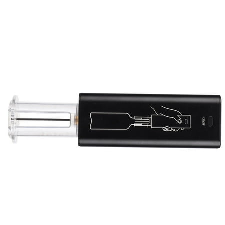 

Electric Wine Bottle Opene Aluminum Alloy ABS Electric Corkscrew Black For Party For Bar