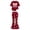 1#Brick Red, variant on Kiijoy Valentine's Day Outfits for Girls Short Sleeve Bow T-Shirt Flared Pants Set, Sizes 9-10