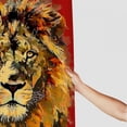 thumbnail image 3 of Orinice Lion Bathroom Decor Set, Colorful Luxurious Graphic Print Polyester Fabric Fashion Shower Curtain with Hooks, Waterproof Bathroom Decor, 100% Polyester 36x72, 3 of 7