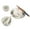 Light Grey, variant on 1 Set 6 Pcs Household Ceramic Tableware Japanese Style Tableware for Single