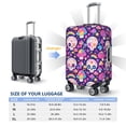 thumbnail image 2 of Travel Luggage Cover Protector - cute rainbow mushroom Skull Anti-Scratch Suitcase Covers Fits 18-32 Inch Luggage, 2 of 5