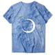 thumbnail image 4 of Camiseta de mujer, divertida y linda camiseta de manga corta, camiseta teñida con lazo, blusa, regalo para mujer Fridja  hjk5907, 4 of 7