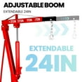 thumbnail image 3 of 2 Ton Engine Hoist , Heavy Duty Cherry Picker 8T Hydraulic pump, 4400 LBS Engine Hoist Crane Lift, Car Shop, Construction Site [LINJI], 3 of 9