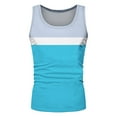 thumbnail image 5 of Ierhent Mens Workout Tank Tops Men's Heavyweight Sleeveless Muscle T-Shirt(Sky Blue,XXL), 5 of 6