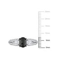 thumbnail image 7 of Everly Women's Created Moissanite and Diamond 10K White Gold Engagement Ring, 7 of 7