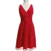 ME - Women's Polka-Dot Chiffon Dress