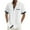 White, variant on Mens Hawaiian Shirt Short Sleeve Holiday Button Color Contrast Lapel Top Summer Casual Comfortable Beach Shirts for Men Blue XL