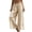 Beige, variant on Lounge Pants Fashion Wide-Leg Solid Long Lounge Cotton Linen Fabric Skin-Friendly Trousers Loose Breathable Palazzo Pants Comfy Women Pants