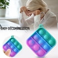thumbnail image 4 of Juguete de descompresión de burbujas de empuje para autismo, juguetes sensoriales antiestrés, alfombrilla antiescaldado Tmvgtek libre de BPA, 4 of 9