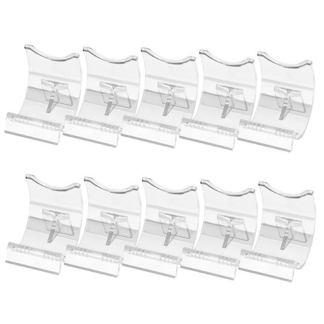 Sostenedores de Acrílico Sunnimix Soporte exhibición Claro 10 piezas
