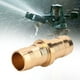 thumbnail image 5 of Adaptador de conector rápido de manguera de 3/4" para tubería de agua con dos abrazaderas para el jardín del hogar, 5 of 8