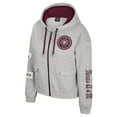 thumbnail image 2 of Women's Colosseum Gray Texas A&M Aggies Alfie Full-Zip Hoodie Jacket, 2 of 3