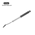 thumbnail image 3 of Unique Bargains 5pcs Stylus Pen for Touch Screens Retractable Mini Rhinestone Diamond Capacitive Pens for All Touchscreen, Black, 3 of 8