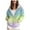 Sky Blue, variant on Towmus Zip Up Hoodie Women Trendy Gradient Printed Long Sleeve Full Zipper Plus Size Coat Fall Jacket Hooded Sweatshirt With Pockets