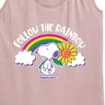thumbnail image 3 of Peanuts - Follow The Rainbow - Women's Racerback Tank Top, 3 of 6