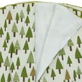 thumbnail image 4 of Northlight 48" Cream White and Green Forest Christmas Tree Skirt, 4 of 6