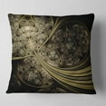 thumbnail image 2 of Designart White Metallic Fabric Pattern - Abstract Throw Pillow - 16x16, 2 of 5