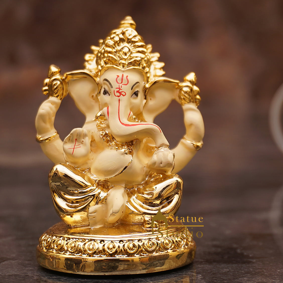Brass Dancing Ganesha Statue Diwali Gift