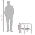 thumbnail image 2 of vidaXL Garden Table Black and Brown, 2 of 9