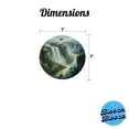 thumbnail image 5 of Victoria Falls Zimbabwe Zambia Africa Christmas Tree Holiday Round Ceramic Ornament, 5 of 7
