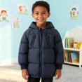 thumbnail image 5 of XXWXYD Boys Girls Winter Coat 𝖶aterproof Thickened Down Jacket Comfortable Hood Insulated Outerwear Snow Jacket Windproof Parka Warm Puffer Coat, 5 of 9