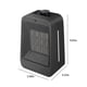thumbnail image 3 of Campana Para Cocina Portable Space Heater - 1200W Fast Heating Ceramic Heater Features , Mini Heater For Bedroom,Desk,Office And Indoor Use, 3 of 6