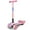 Pink, variant on 3 Wheel Scooter Kick Scooter for kids with Bluetooth Music Rocket Steam Sprayer Adjustable Height Light Up for Boys Girls Ages 3-10