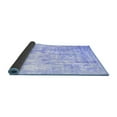 thumbnail image 2 of Ahgly Company Indoor Square Abstract Blue Contemporary Area Rugs, 6' Square, 2 of 4