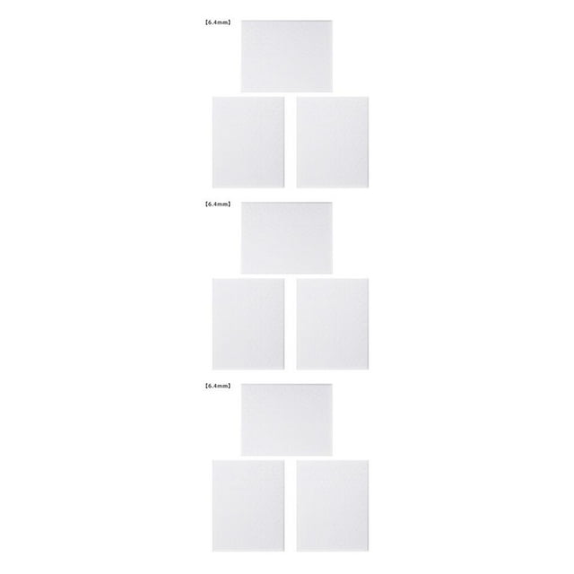 Injueey Paquete de 3 hojas de cinta de esponja adhesiva de doble cara, almohadilla autoadhesiva hexagonal, artesanía portátil para álbumes de Type1 NO1 Injueey CBP254638
