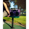 thumbnail image 3 of Bumpboxx Bluetooth Boombox Ultra Plus | Retro Boombox with Bluetooth Speaker | Includes Rechargeable Lithium Battery, Carrying Strap & Mic | Easy to Carry | Floral, 3 of 5