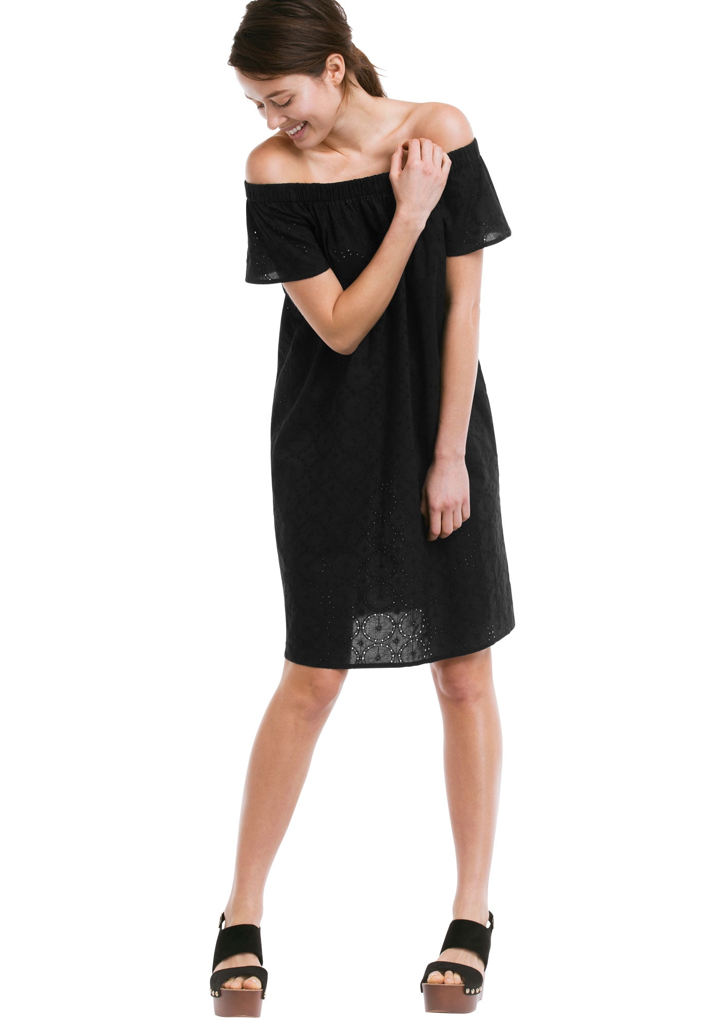 plus size eyelet dress